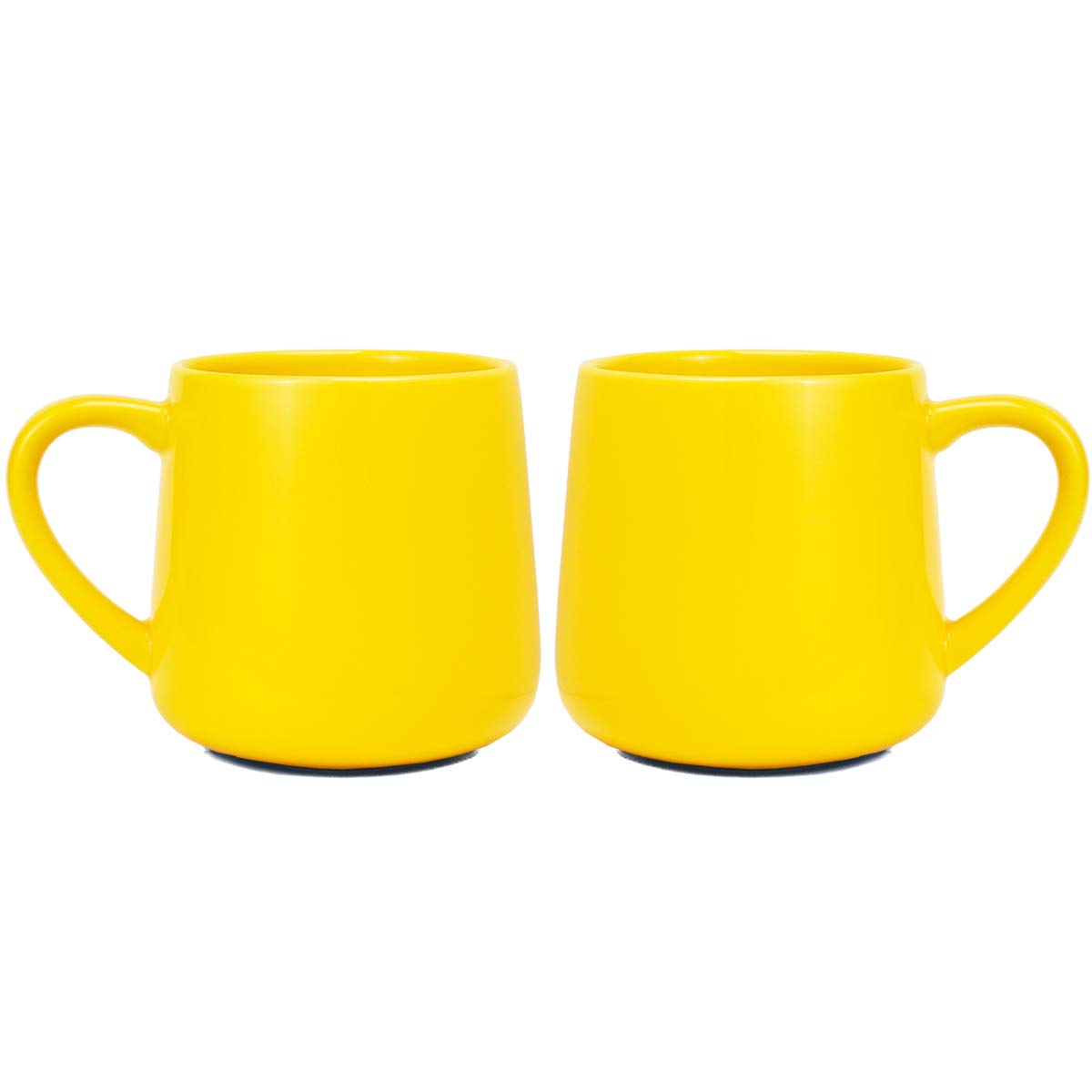 Bosmarlin Large Glossy Ceramic Coffee Mug, Tea Cup for Office and Home, 18 oz, Suitable for Dishwasher and Microwave(Blue, 1)