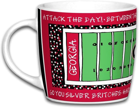 Magnolia Lane University of Georgia (UGA) Bulldogs Stadium Mug, 6-inches Height
