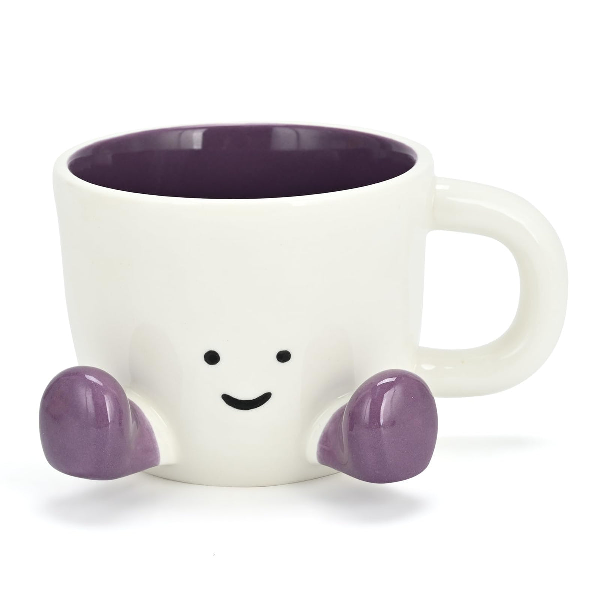 Coffee Mugs,Cute funny Mug For Women, 12.8oz/380ml Unique Ceramic Coffee Tea Cups, Office Mug Gift (chocolate)