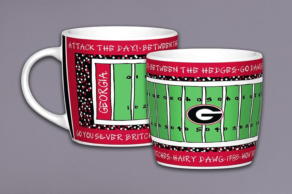 Magnolia Lane University of Georgia (UGA) Bulldogs Stadium Mug, 6-inches Height