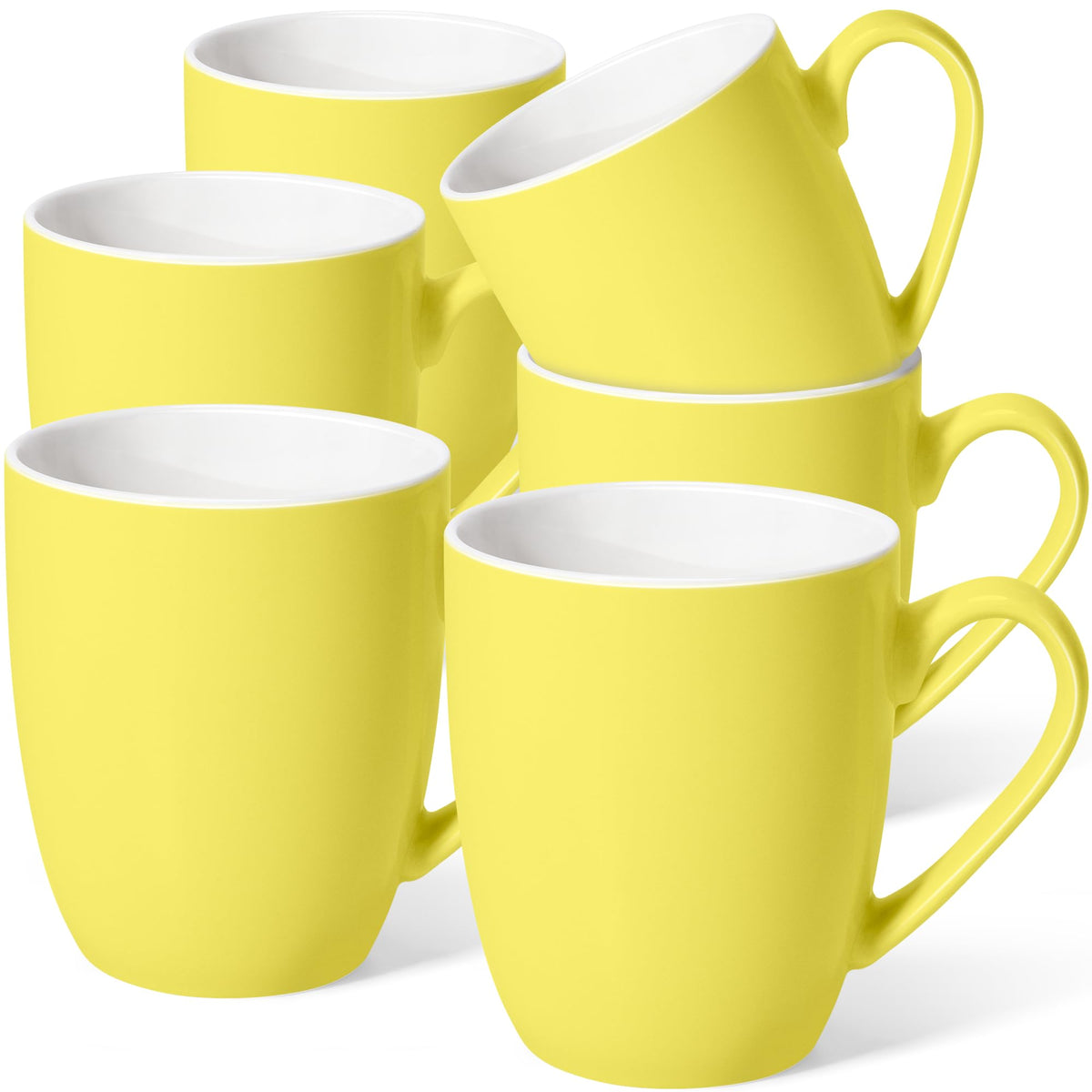 Large Ceramic Coffee Mug 16oz(475ml) Tea Cups Idea Gifts 1 Pack White