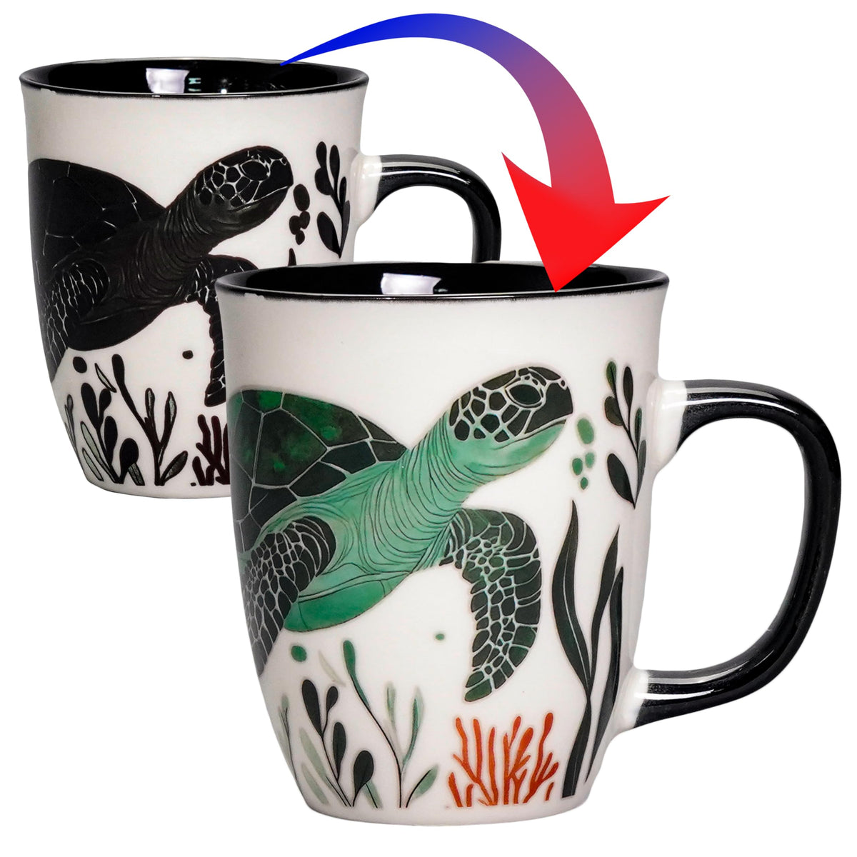 Mushroom Color Changing Coffee Mug, 16oz