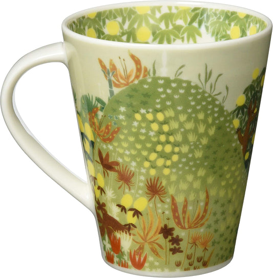 Yamaka Shoten MM3201-35 Moomin Luonto Mug, Large, 16.9 fl oz (500 ml), Hill, Green, Moomin Goods, Scandinavian, Gift, Large, Tableware, Made in Japan