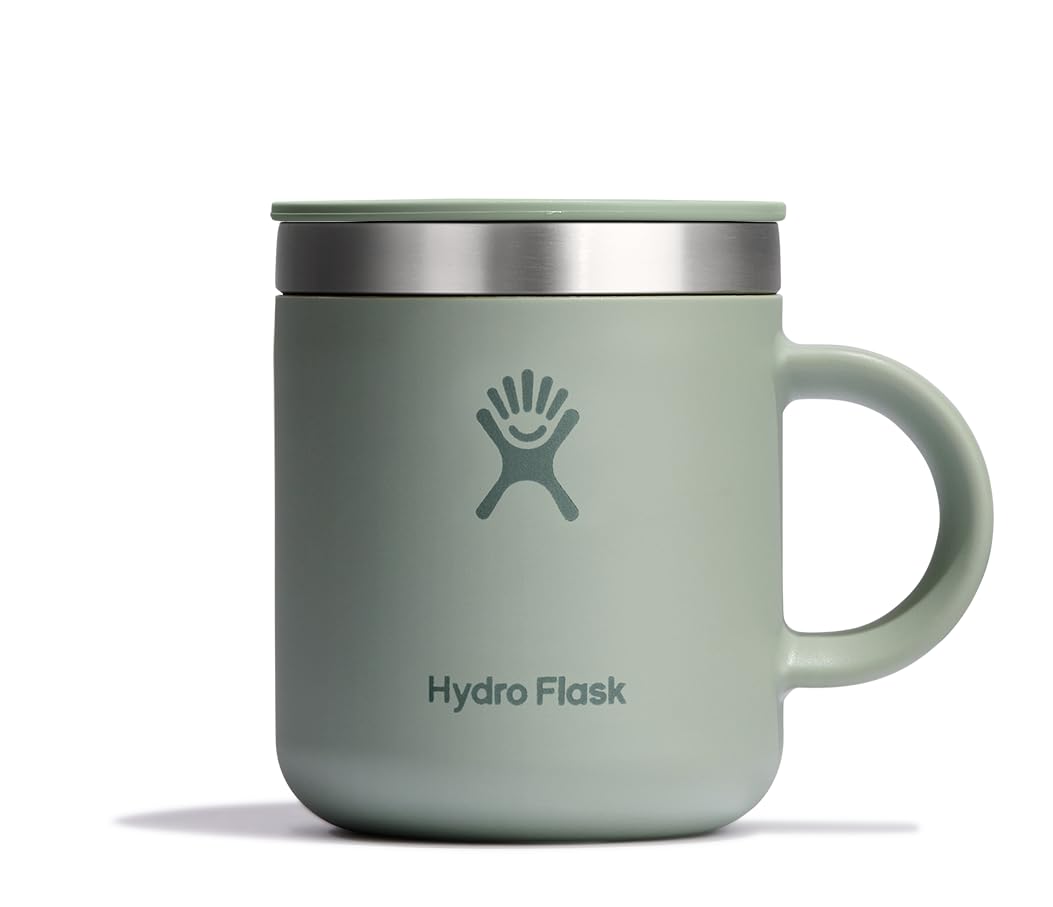 Hydro Flask Coffee Mug – Insulated Stainless Steel, Non Spill, Leak Resistant Travel Mug 12 Oz Agave Green