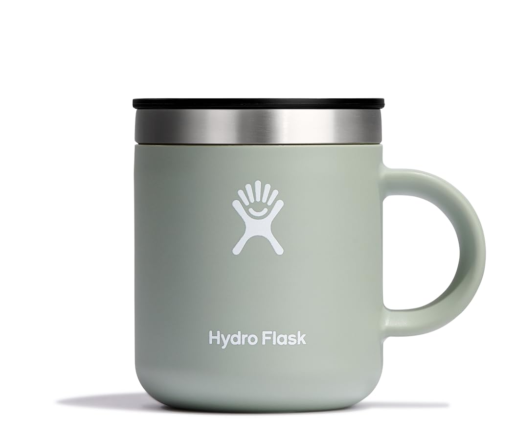 Hydro Flask Coffee Mug – Insulated Stainless Steel, Non Spill, Leak Resistant Travel Mug 12 Oz Agave Green