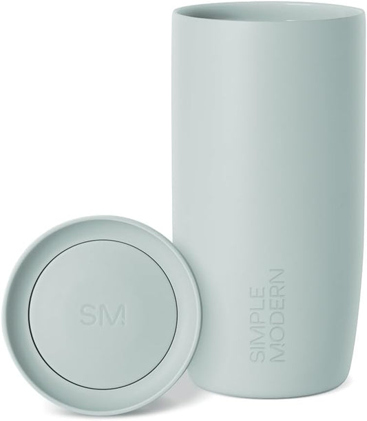 Simple Modern Insulated Travel Coffee Mug 360° Lid | 16oz | Green