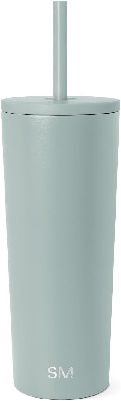 Simple Modern Iced Coffee Tumbler, Insulated | 24oz | Green