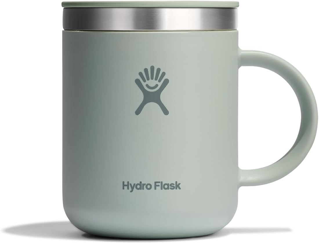 Hydro Flask Coffee Mug – Insulated Stainless Steel, Non Spill, Leak Resistant Travel Mug 12 Oz Agave Green