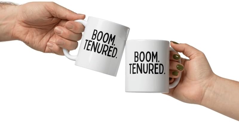Teegarb Letter Blanket Coffee Mug 11 Oz Funny Saying Boom Tenured Graduation Present Congrats Professor Teacher Appreciation Contratulations On Tenure Daughter Son Women Men