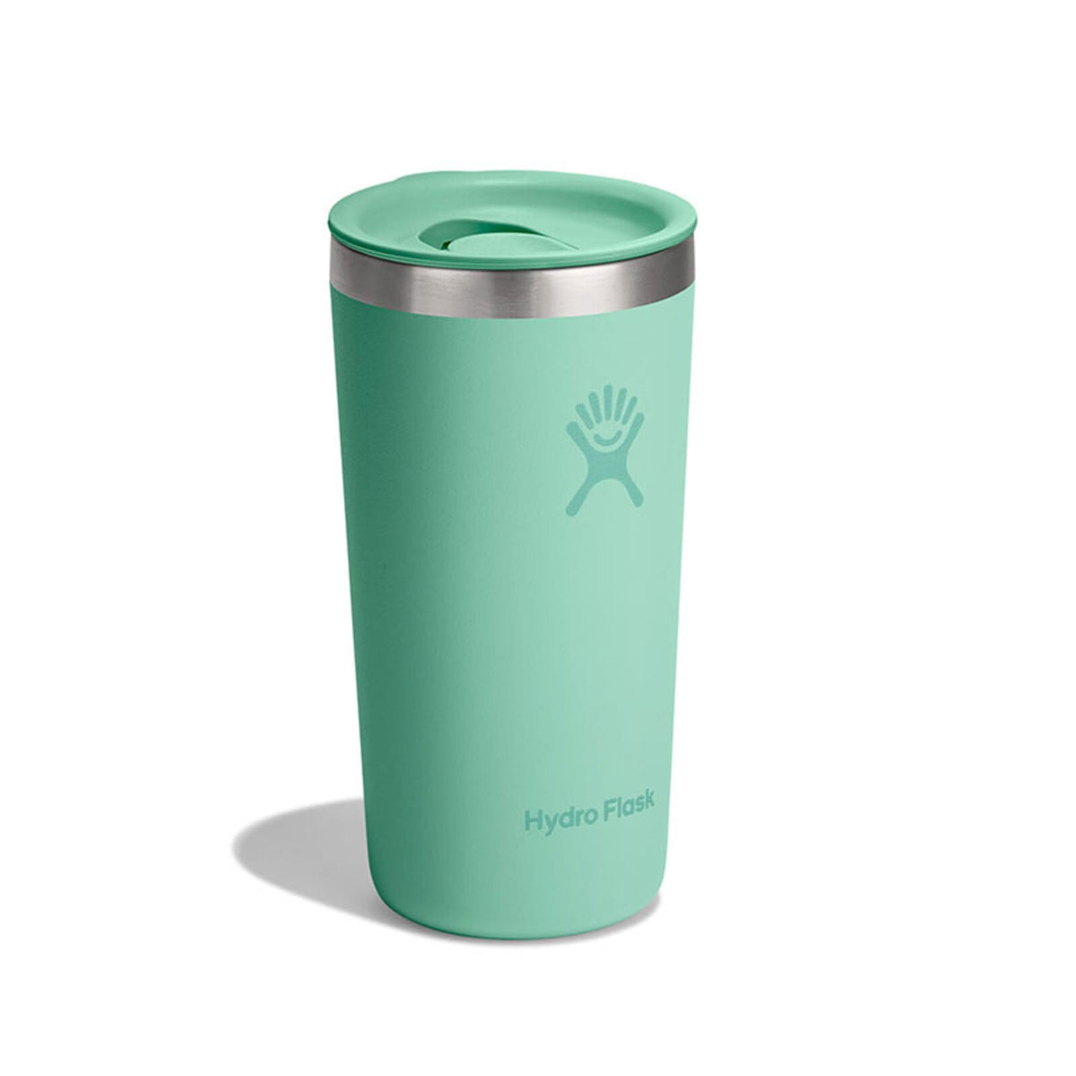 Hydro Flask All Around Tumbler Press-In Lid, Insulated Travel Mug, Stainless Steel Coffee Cup 16 Oz Tonal Birch Gray