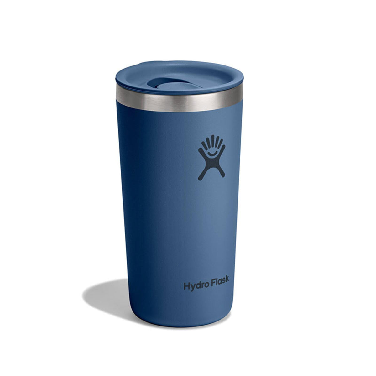 Hydro Flask All Around Tumbler Press-In Lid, Insulated Travel Mug, Stainless Steel Coffee Cup 16 Oz Tonal Birch Gray
