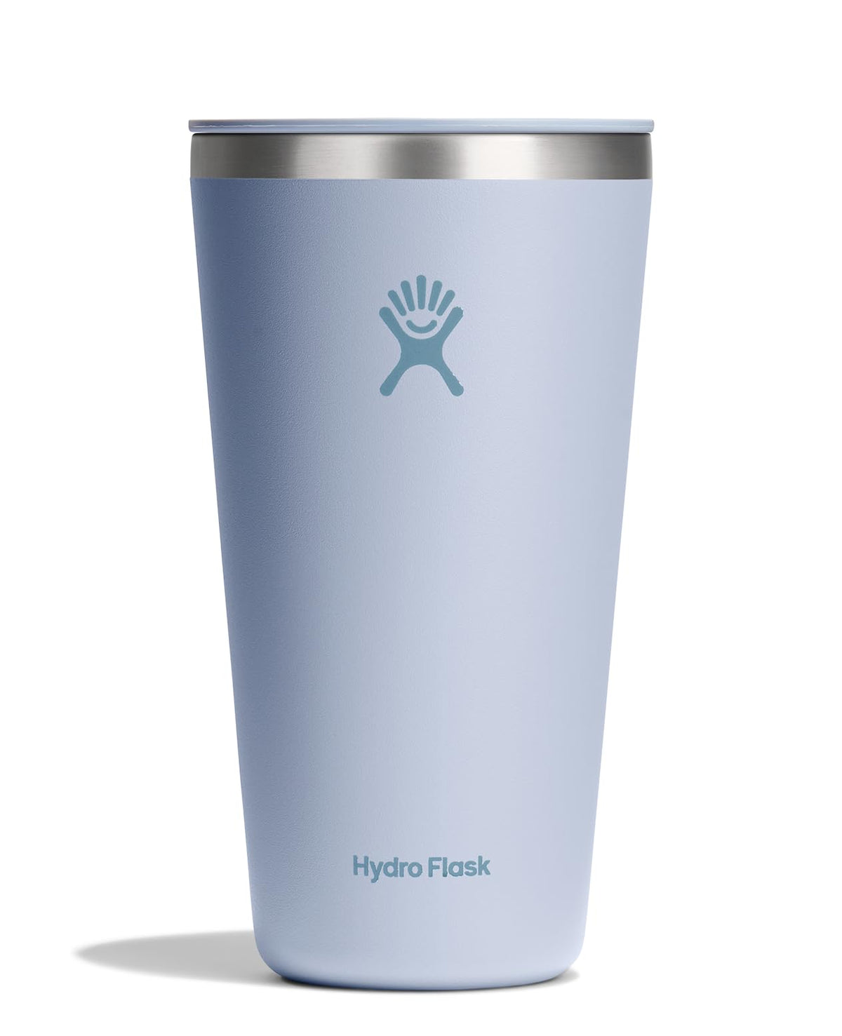 Hydro Flask All Around Tumbler Press-In Lid, Insulated Travel Mug, Stainless Steel Coffee Cup 16 Oz Tonal Birch Gray