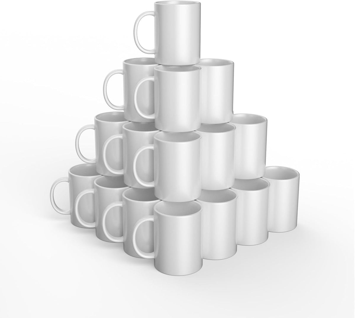 Cricut Beveled Blank Mug to Decorate, White (2 count)