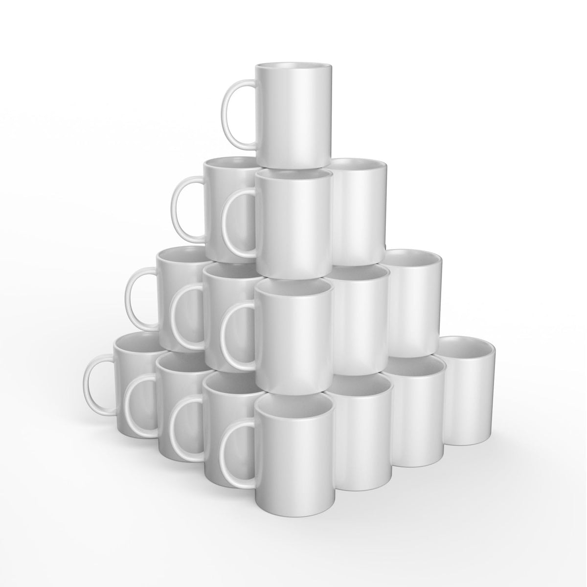 Cricut Beveled Blank Mug to Decorate, White (2 count)