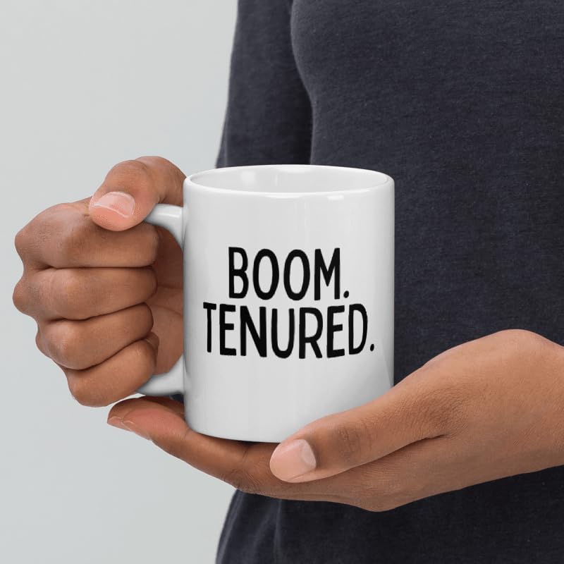 Teegarb Letter Blanket Coffee Mug 11 Oz Funny Saying Boom Tenured Graduation Present Congrats Professor Teacher Appreciation Contratulations On Tenure Daughter Son Women Men