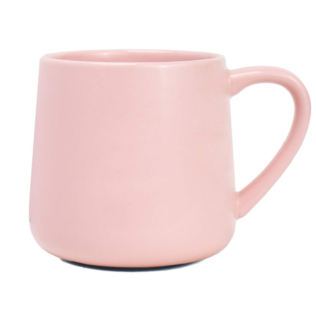 Bosmarlin Large Glossy Ceramic Coffee Mug, Tea Cup for Office and Home, 18 oz, Suitable for Dishwasher and Microwave(Blue, 1)