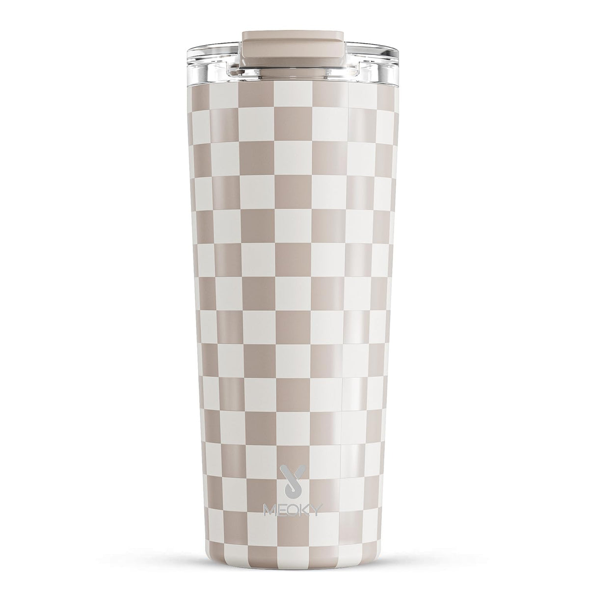 Meoky 24 oz Insulated Travel Coffee Mug: Leak Proof Lid, Night