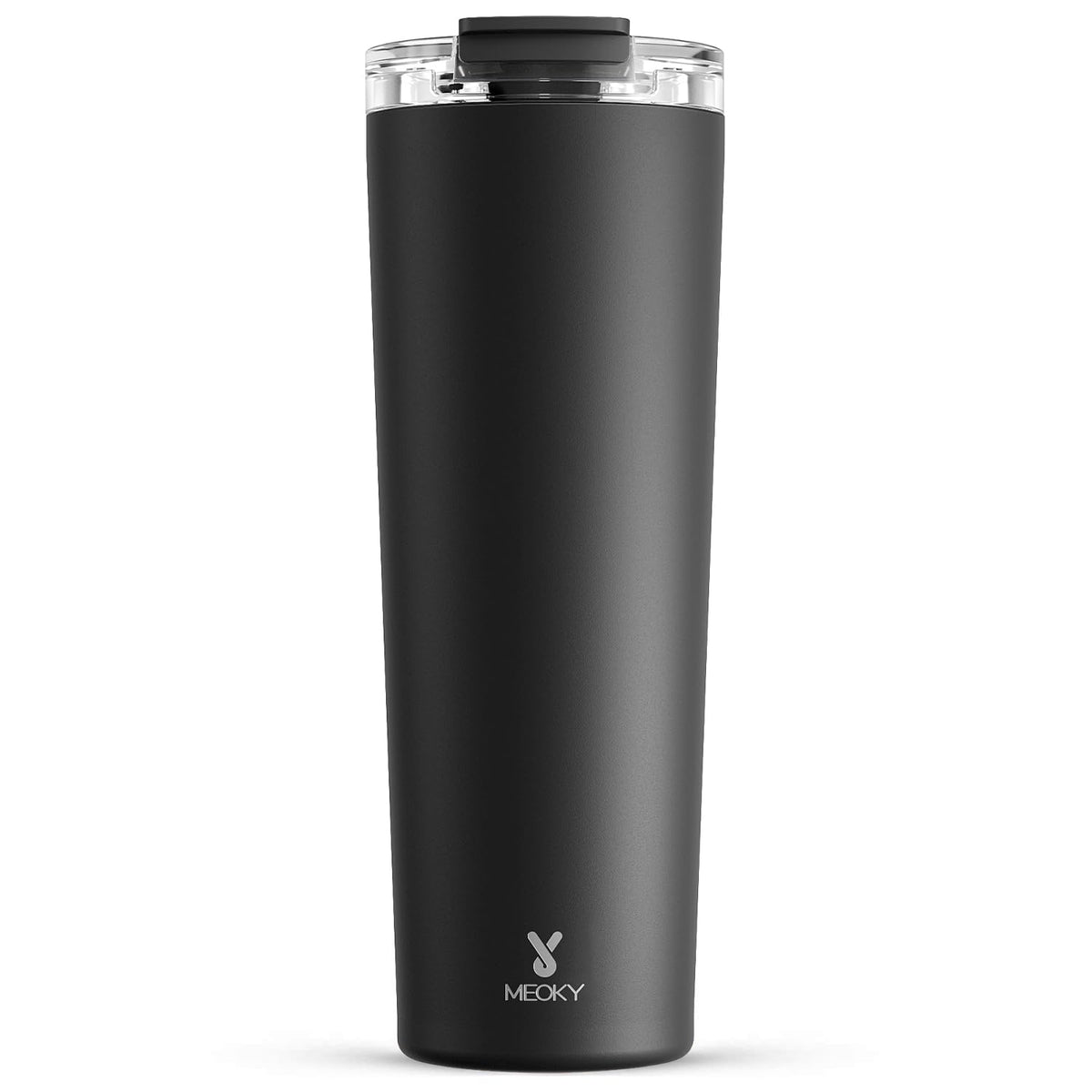 Meoky 24 oz Insulated Travel Coffee Mug: Leak Proof Lid, Night