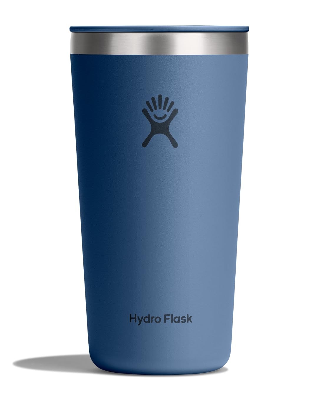 Hydro Flask All Around Tumbler Press-In Lid, Insulated Travel Mug, Stainless Steel Coffee Cup 16 Oz Tonal Birch Gray