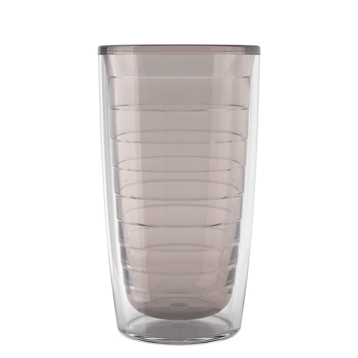 Tervis Clear & Colorful Tabletop Made in USA Double Walled Insulated Tumbler Travel Cup Keeps Drinks Cold & Hot, 16oz Mug, Clear