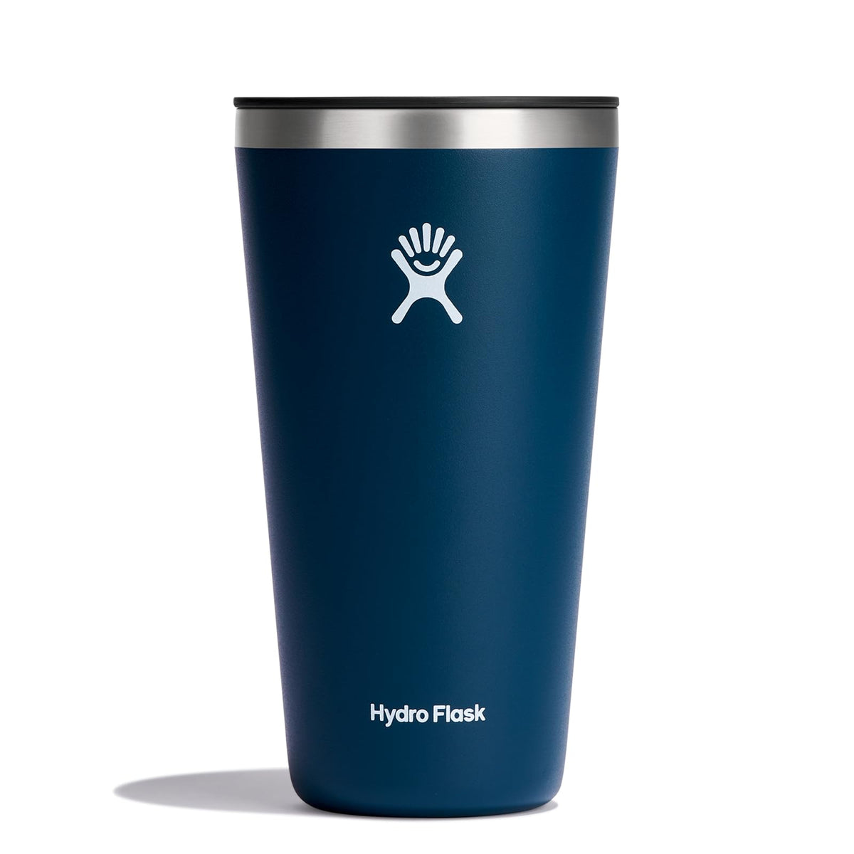 Hydro Flask All Around Tumbler Press-In Lid, Insulated Travel Mug, Stainless Steel Coffee Cup 16 Oz Tonal Birch Gray