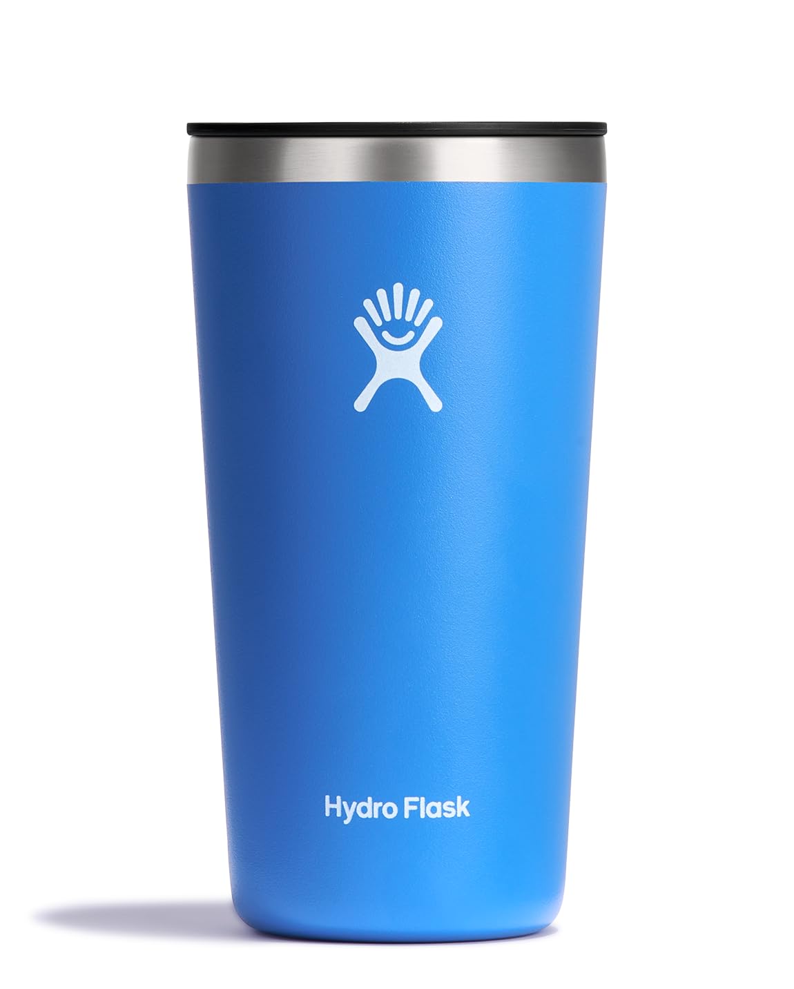 Hydro Flask All Around Tumbler Press-In Lid, Insulated Travel Mug, Stainless Steel Coffee Cup 16 Oz Tonal Birch Gray
