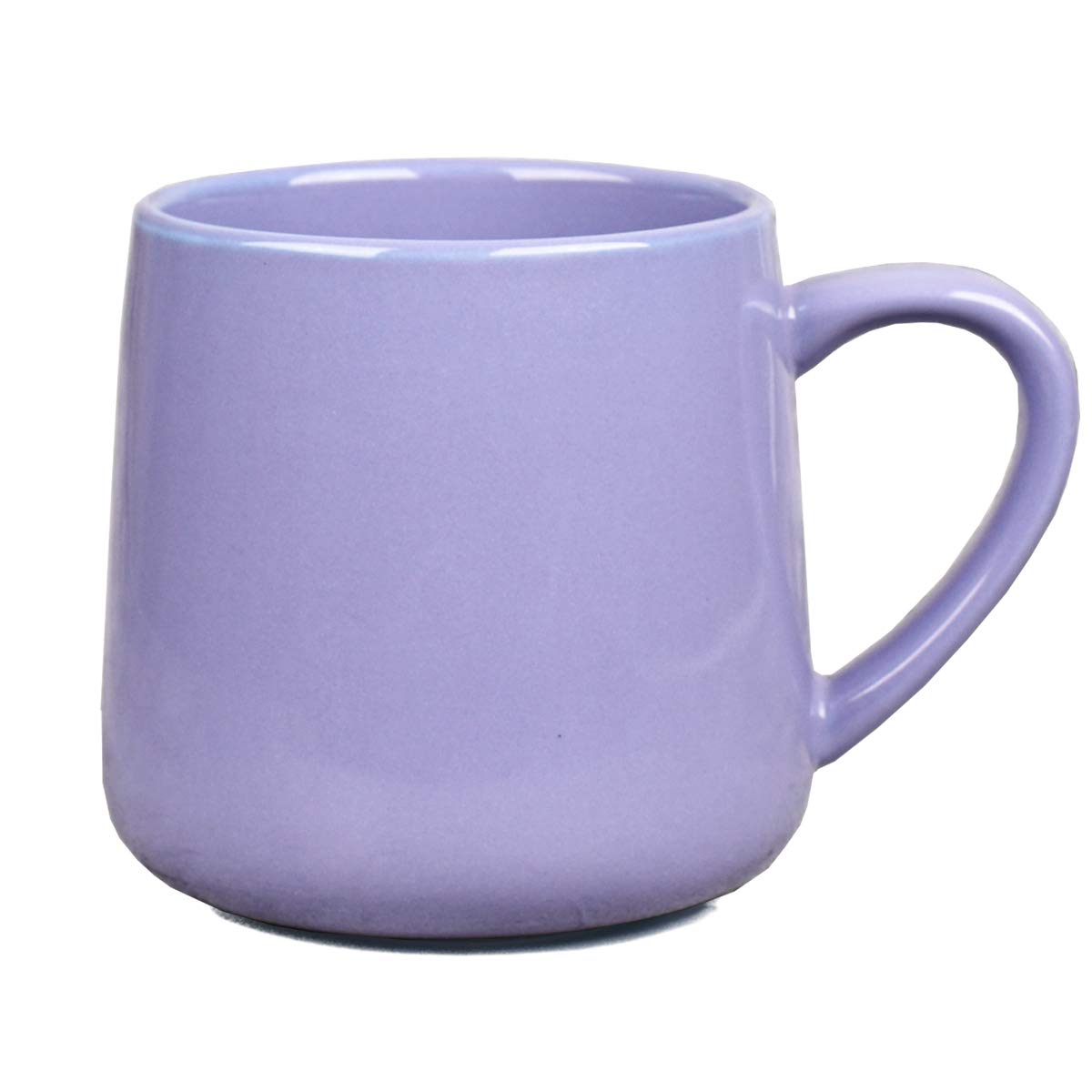 Bosmarlin Large Glossy Ceramic Coffee Mug, Tea Cup for Office and Home, 18 oz, Suitable for Dishwasher and Microwave(Blue, 1)