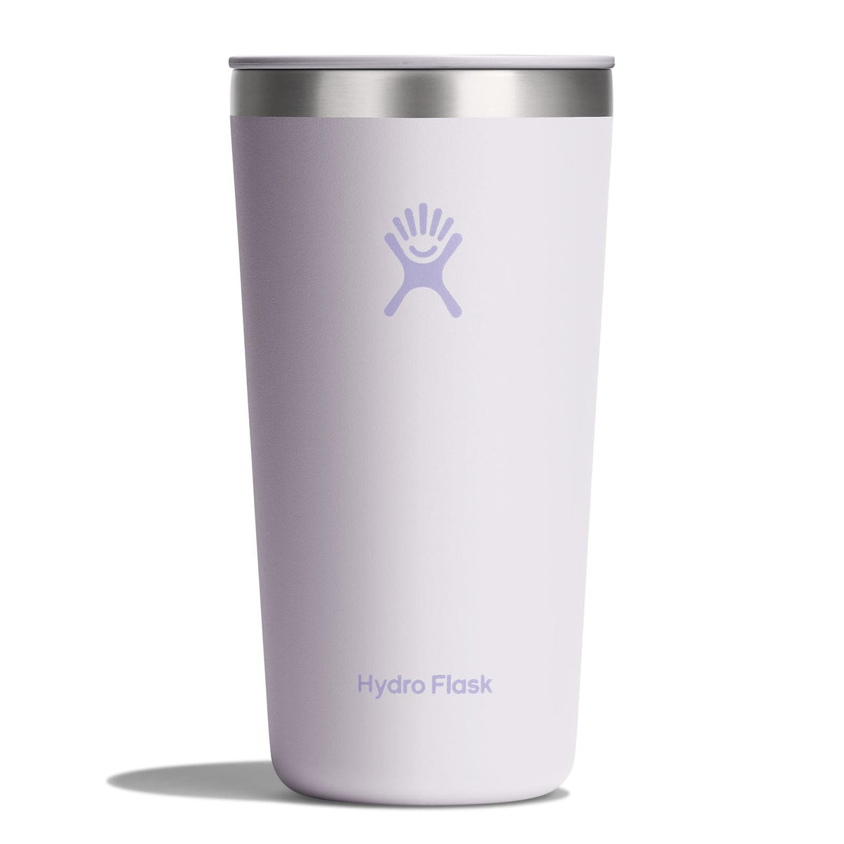 Hydro Flask All Around Tumbler Press-In Lid, Insulated Travel Mug, Stainless Steel Coffee Cup 16 Oz Tonal Birch Gray