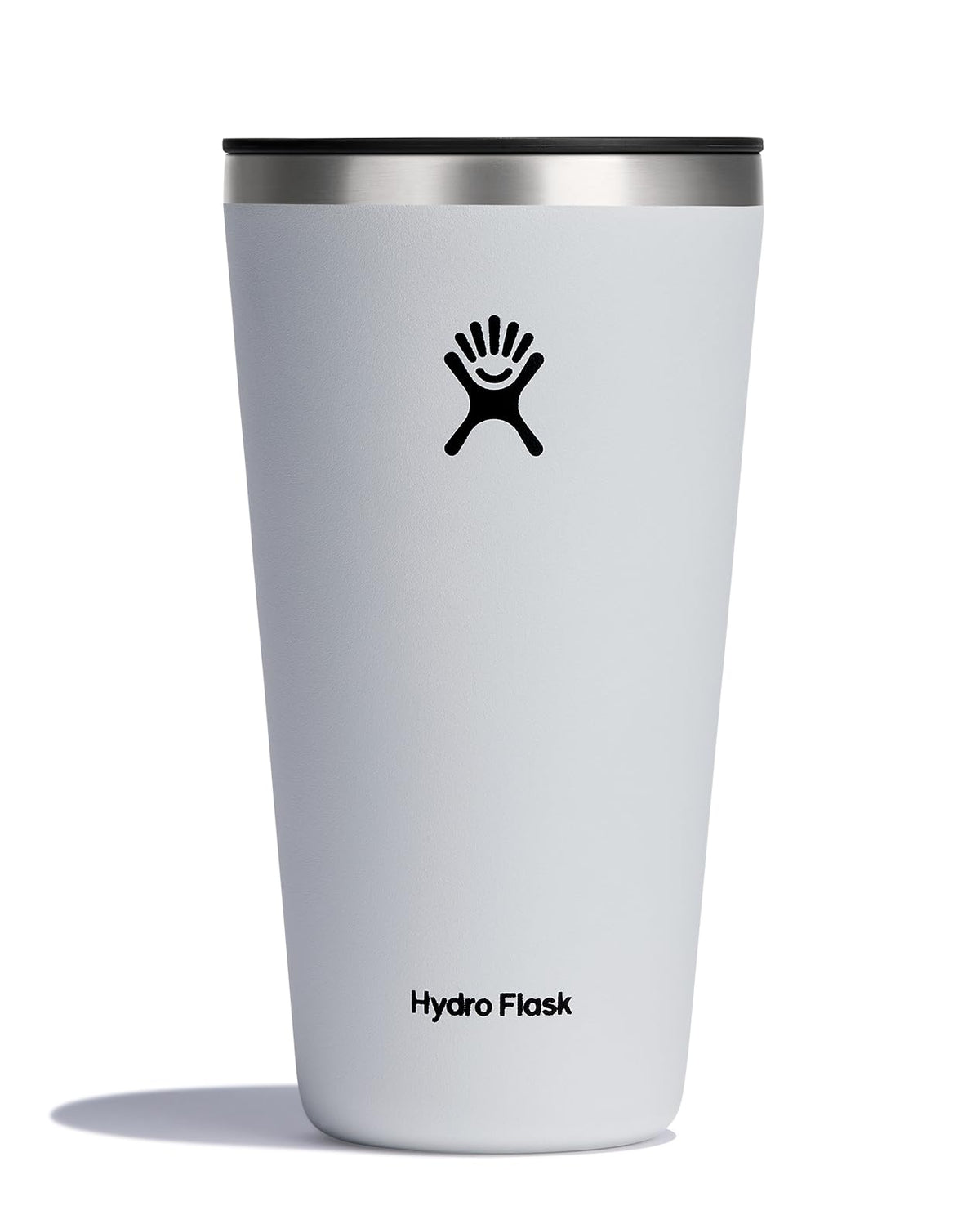 Hydro Flask All Around Tumbler Press-In Lid, Insulated Travel Mug, Stainless Steel Coffee Cup 16 Oz Tonal Birch Gray
