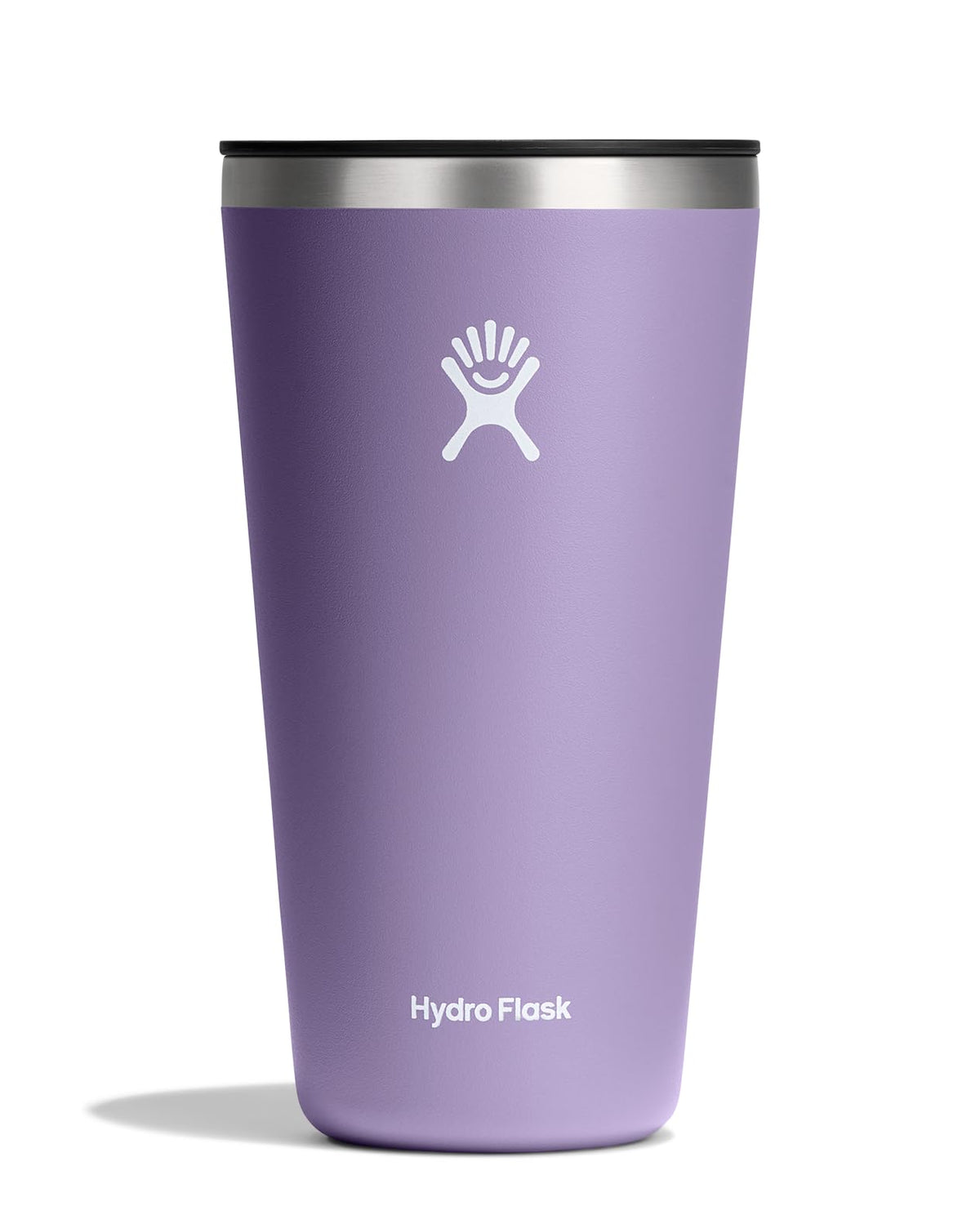 Hydro Flask All Around Tumbler Press-In Lid, Insulated Travel Mug, Stainless Steel Coffee Cup 16 Oz Tonal Birch Gray