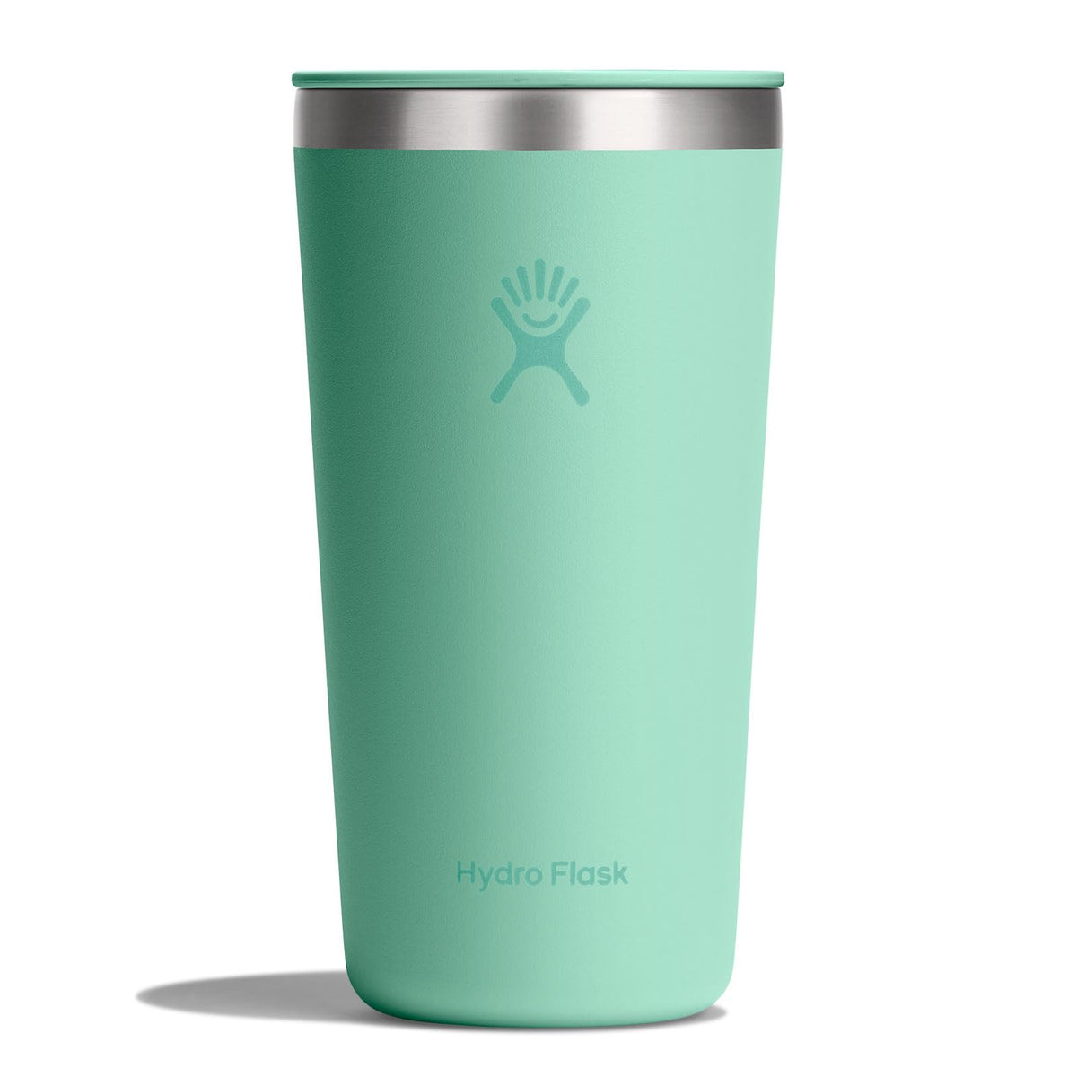 Hydro Flask All Around Tumbler Press-In Lid, Insulated Travel Mug, Stainless Steel Coffee Cup 16 Oz Tonal Birch Gray