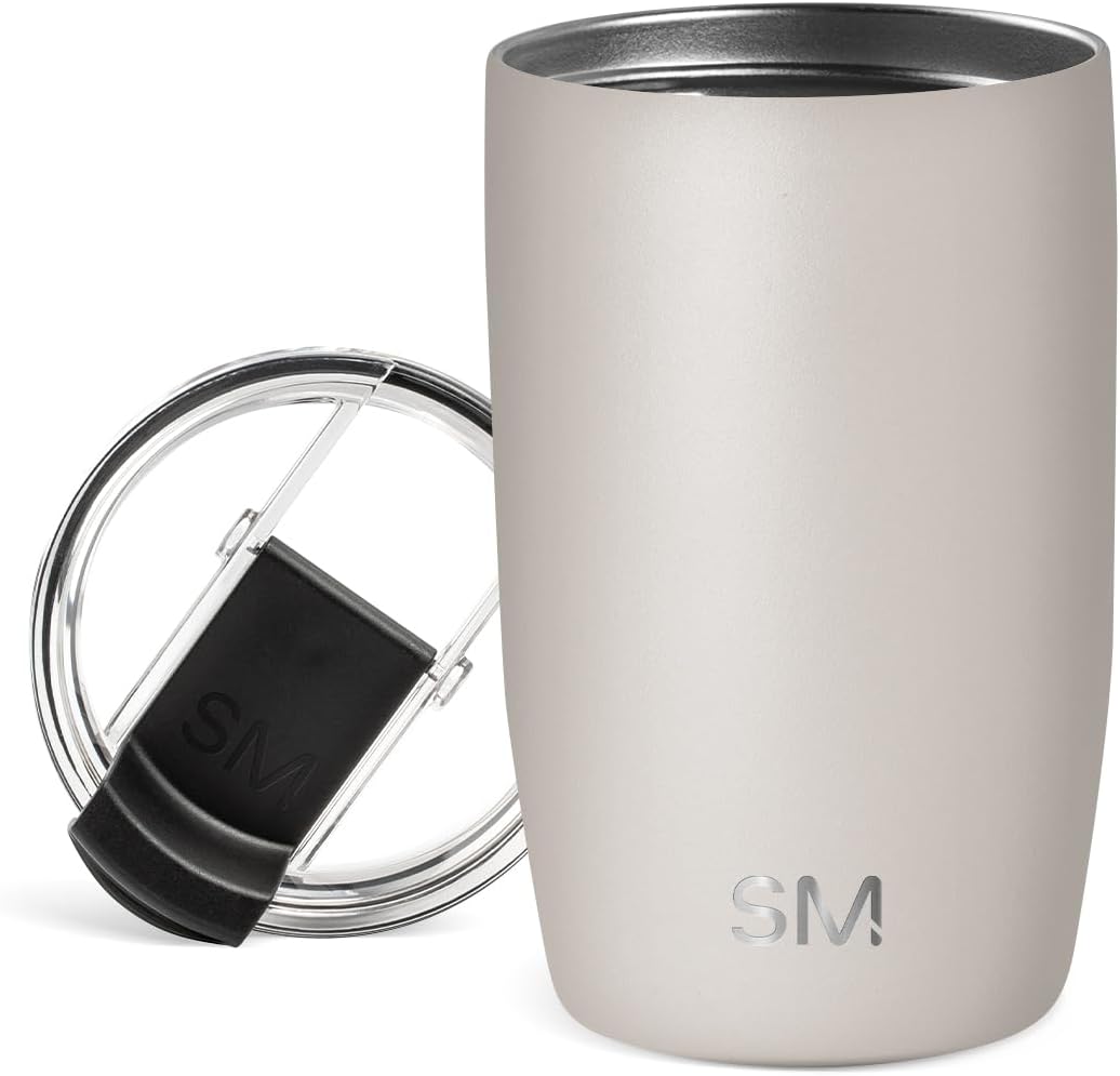 Simple Modern Travel Coffee Mug with Lid | 12oz | Beige