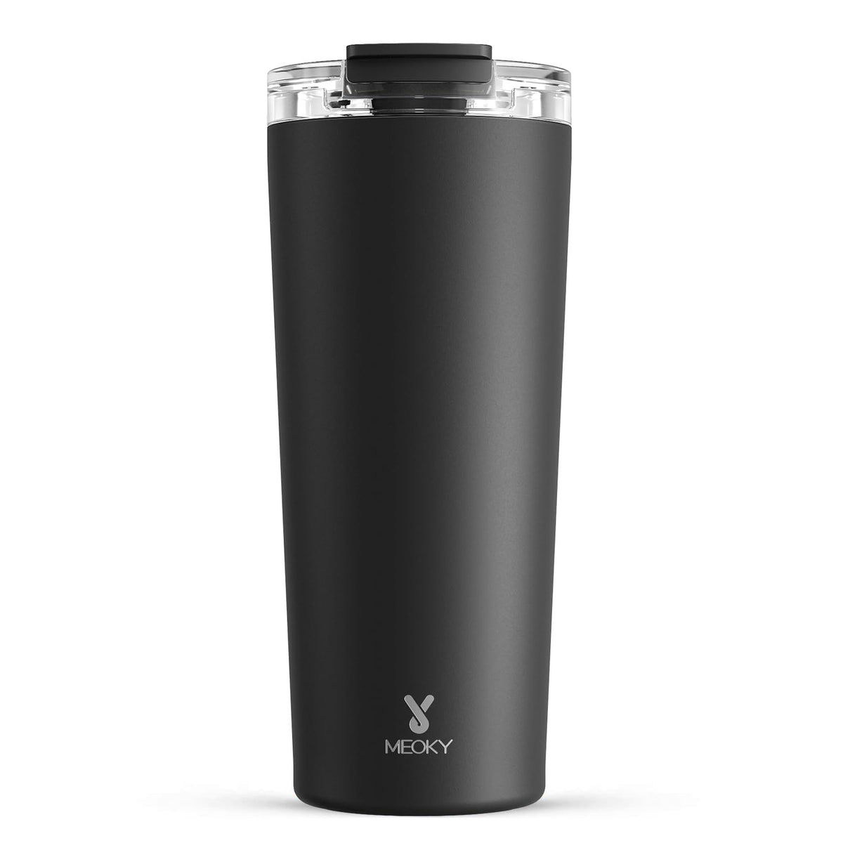 Meoky 24 oz Insulated Travel Coffee Mug: Leak Proof Lid, Night