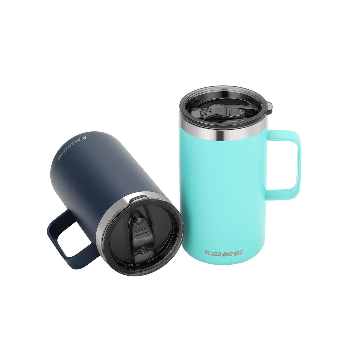 KXIAOCHEN 20 oz Insulated Coffee Mug, Coffee Cup with Lid and Wide Handle