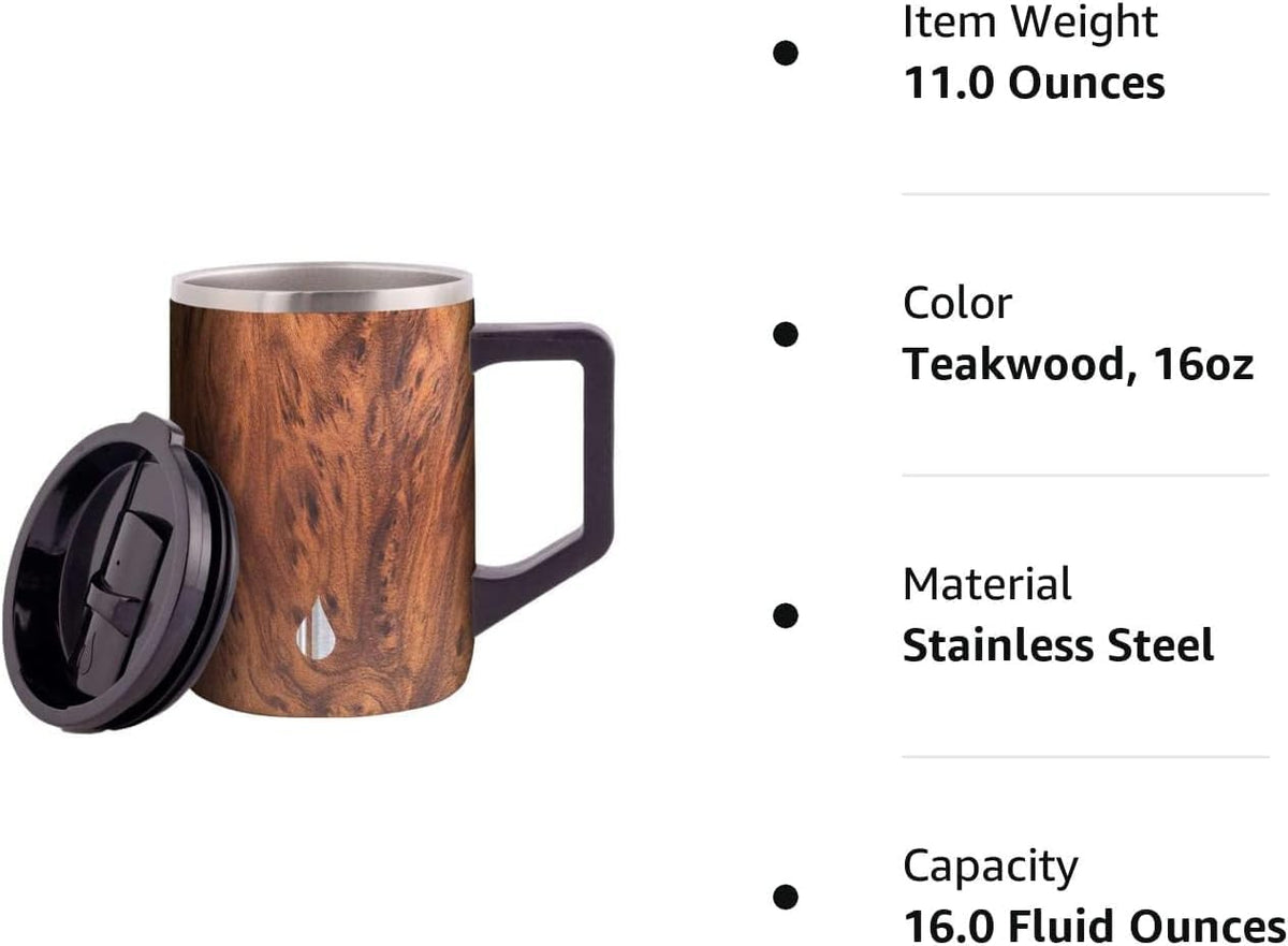 Elemental Summit 16oz Insulated Coffee Mug Stainless Steel Cup w/Lid