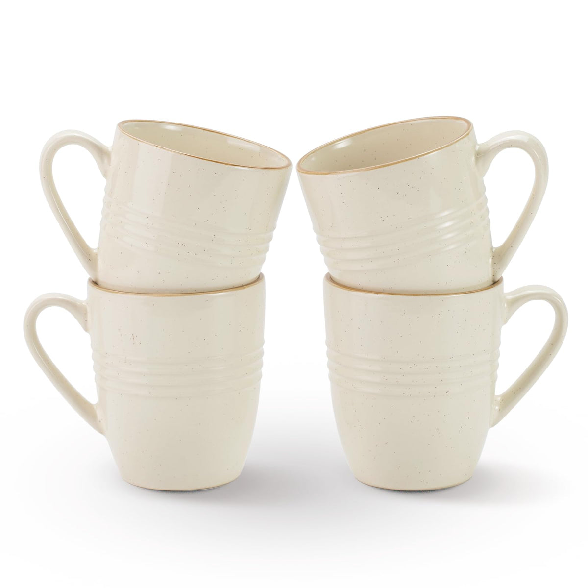 famiware Jupiter Coffee Mugs Set of 4, 13oz Coffee Mug Cups with Handle