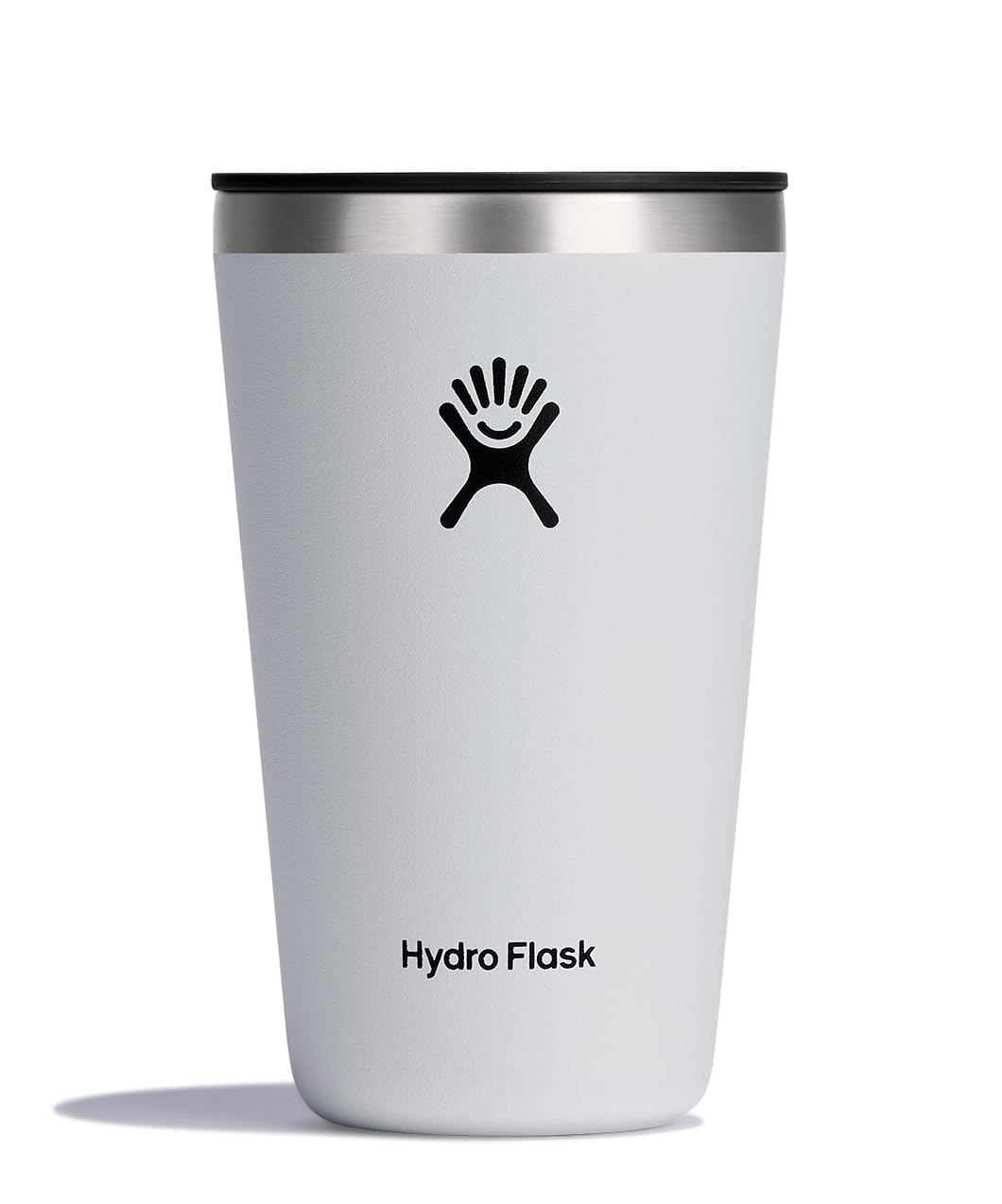 Hydro Flask All Around Tumbler Press-In Lid, Insulated Travel Mug, Stainless Steel Coffee Cup 16 Oz Tonal Birch Gray