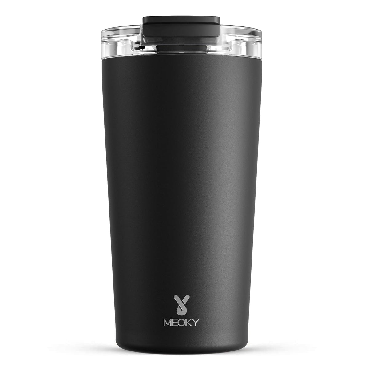 Meoky 24 oz Insulated Travel Coffee Mug: Leak Proof Lid, Night
