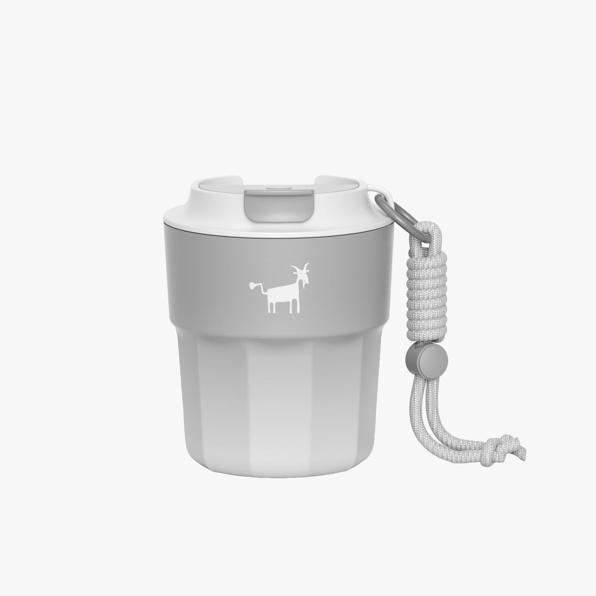 CHEERFUL GOAT Ceramic Lined Coffee Mug – Stainless Steel Travel insulated Tumbler with Ceramic Liner, with lid, 10oz Cup for Hot and Cold Water Coffee at Home, Office, or On the Go (Blue)