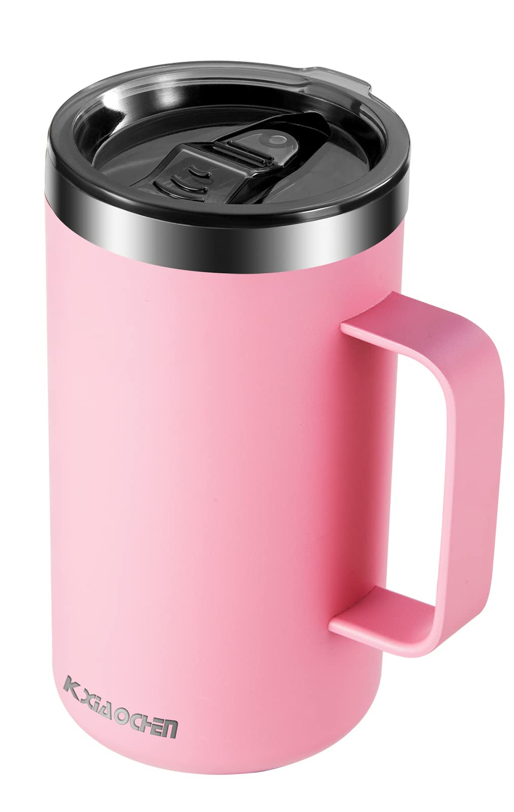 KXIAOCHEN 20 oz Insulated Coffee Mug, Coffee Cup with Lid and Wide Handle