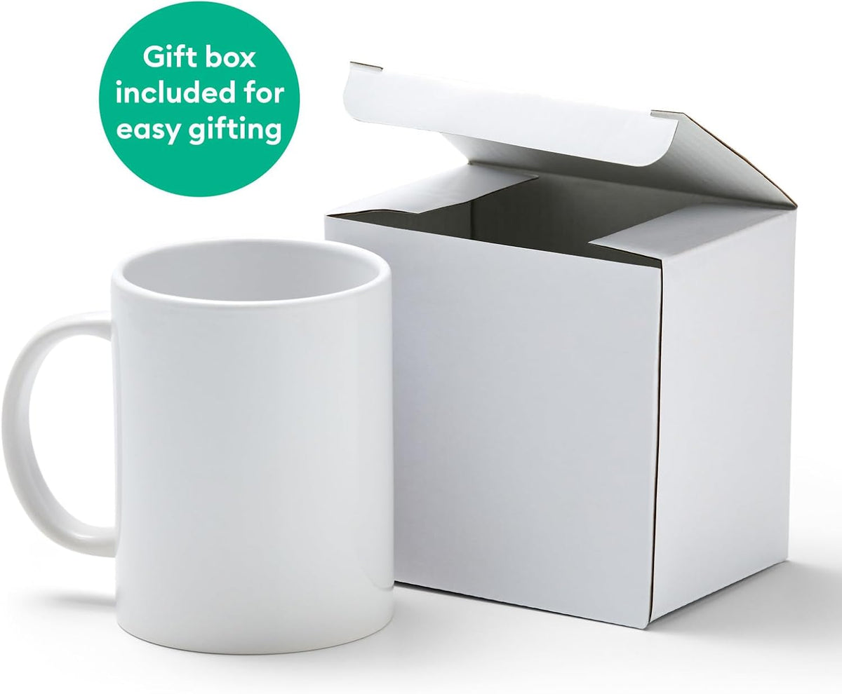Cricut Ceramic Mug Blank, White - 15 oz/425 ml (2 ct)