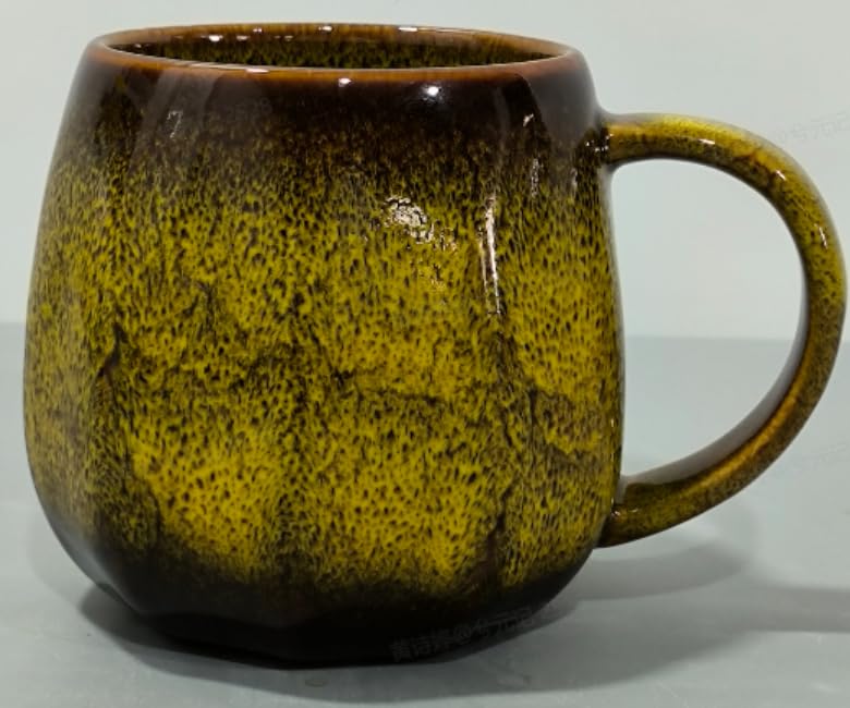 Forest Tide Ceramic Mug, 18oz Reactive Glaze Coffee Mug, Self Care Gift