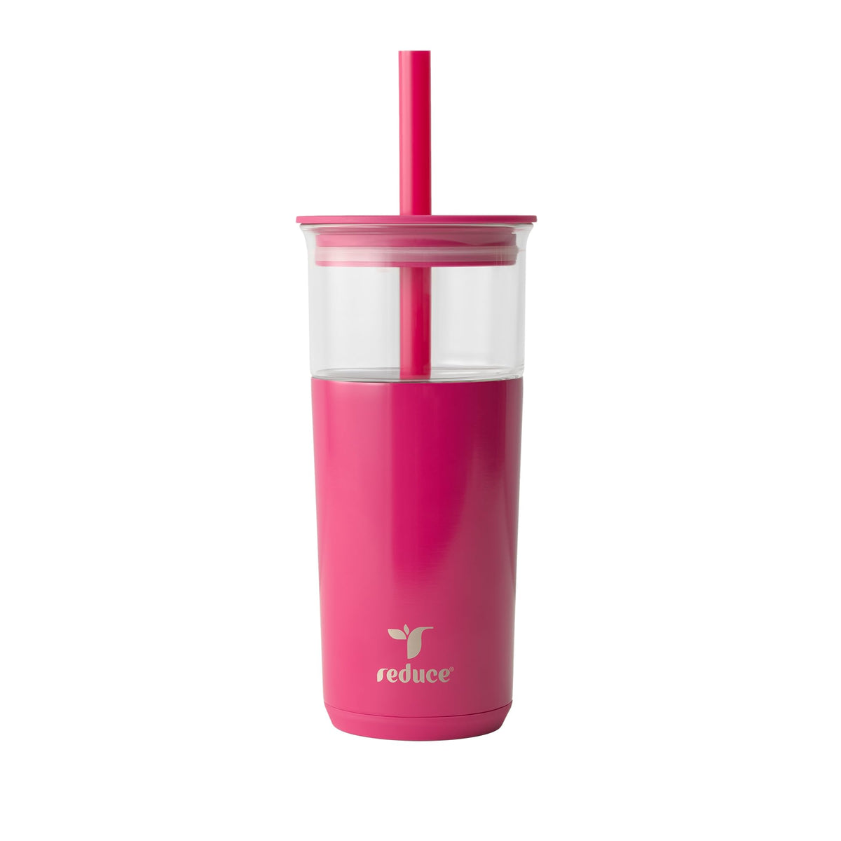 REDUCE Aspen - 20oz Vacuum Insulated Glass Tumbler - Extra Wide Straw & Lid