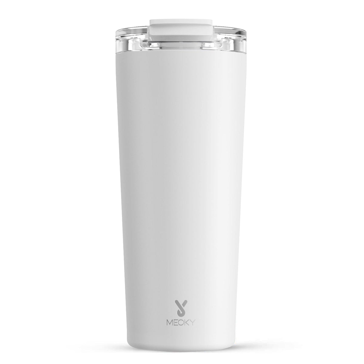 Meoky 24 oz Insulated Travel Coffee Mug: Leak Proof Lid, Night