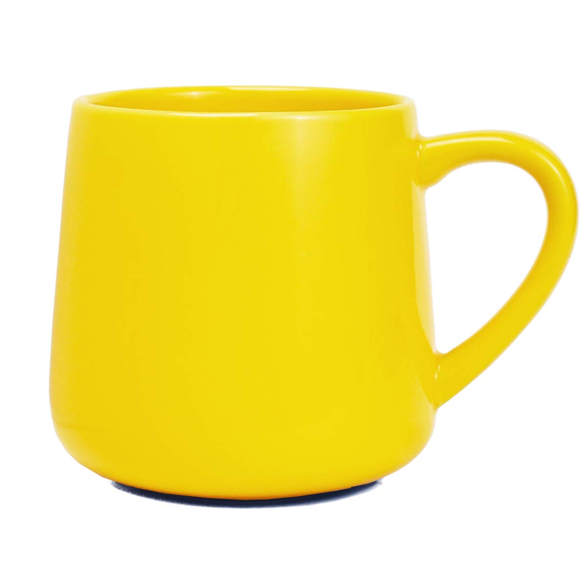 Bosmarlin Large Glossy Ceramic Coffee Mug, Tea Cup for Office and Home, 18 oz, Suitable for Dishwasher and Microwave(Blue, 1)
