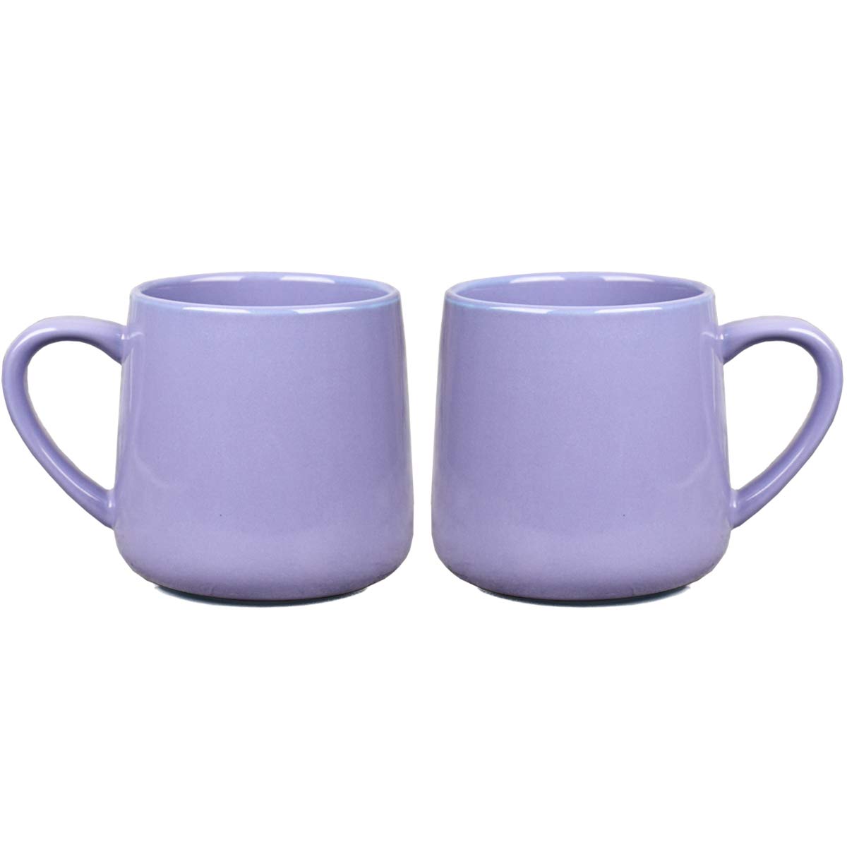 Bosmarlin Large Glossy Ceramic Coffee Mug, Tea Cup for Office and Home, 18 oz, Suitable for Dishwasher and Microwave(Blue, 1)