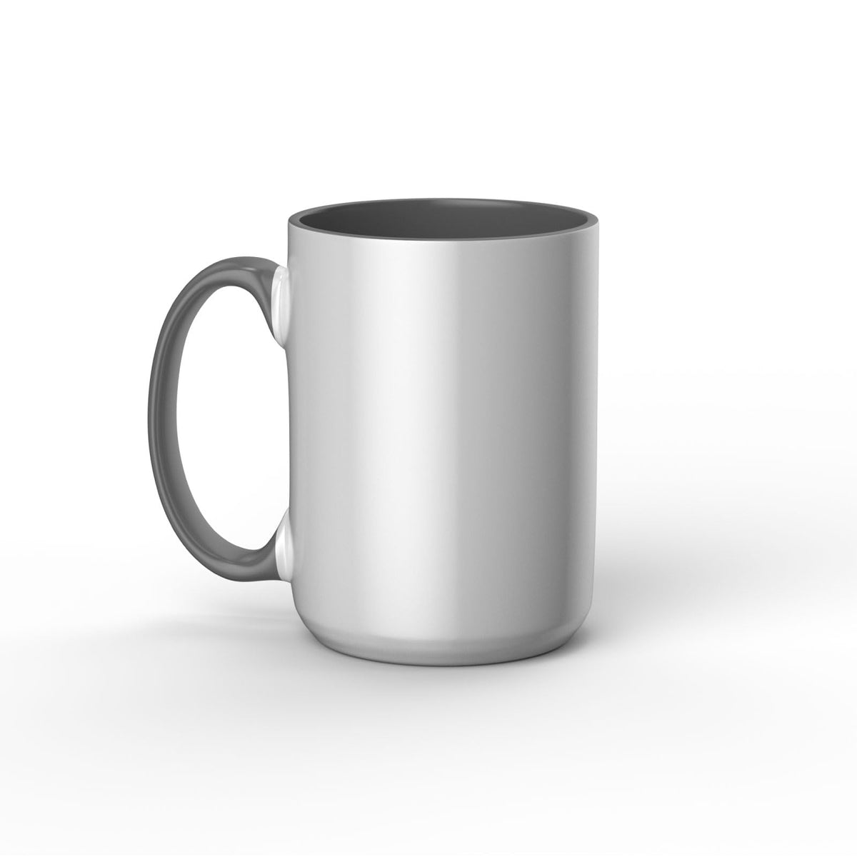 Cricut Beveled Blank Mug to Decorate, White/Gray