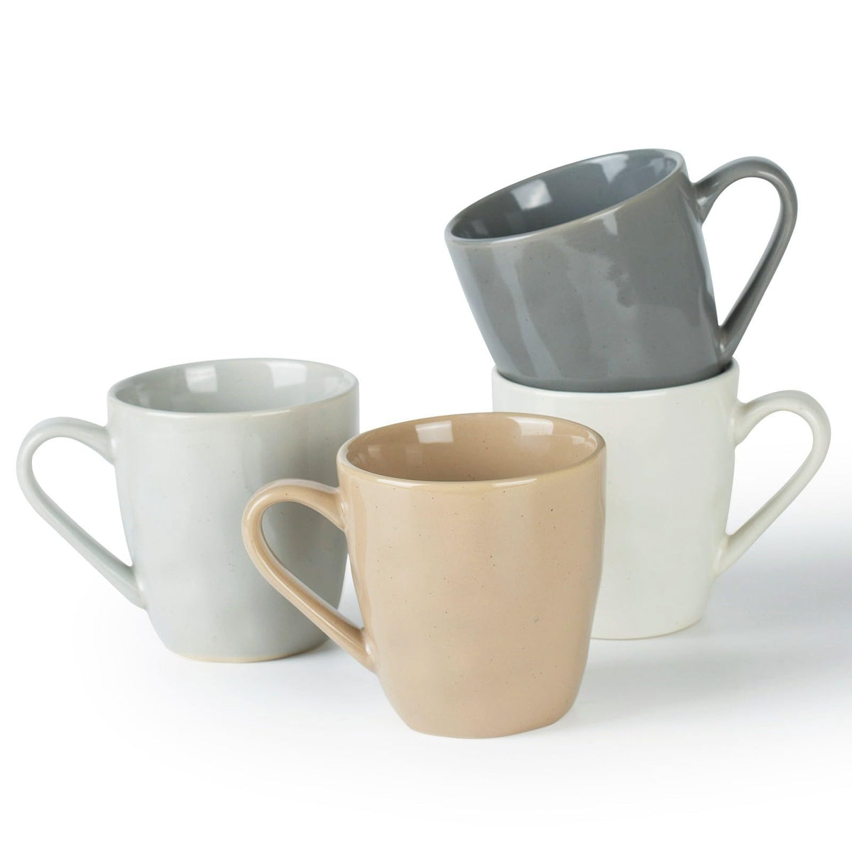 famiware Jupiter Coffee Mugs Set of 4, 13oz Coffee Mug Cups with Handle