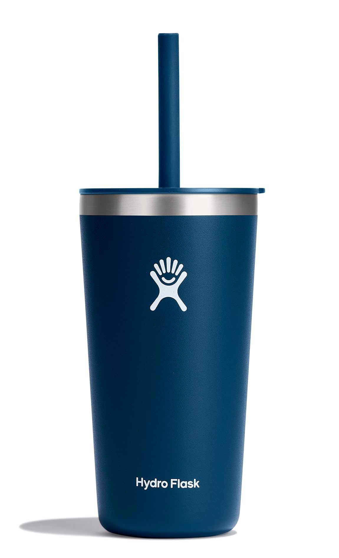 Hydro Flask All Around Tumbler Press-In Lid, Insulated Travel Mug, Stainless Steel Coffee Cup 16 Oz Tonal Birch Gray