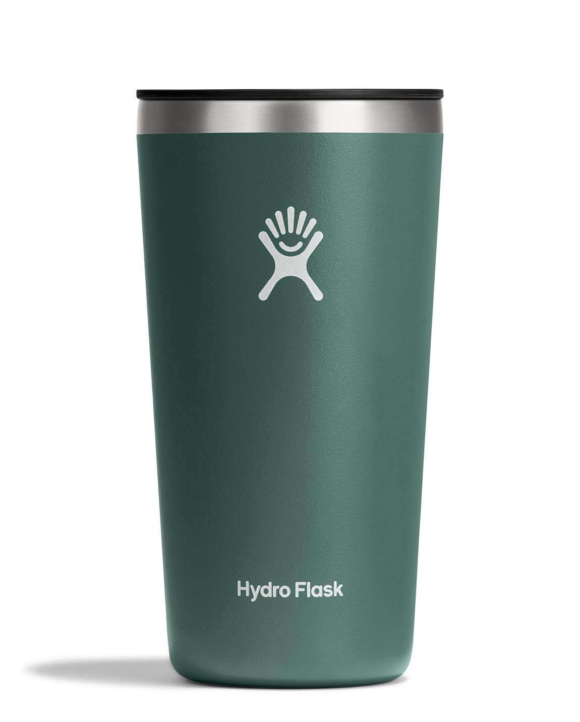 Hydro Flask All Around Tumbler Press-In Lid, Insulated Travel Mug, Stainless Steel Coffee Cup 16 Oz Tonal Birch Gray